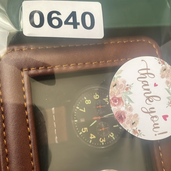 NEW Woodbury Man CASE brown leather watch case with six slots. - Picture 5 of 5